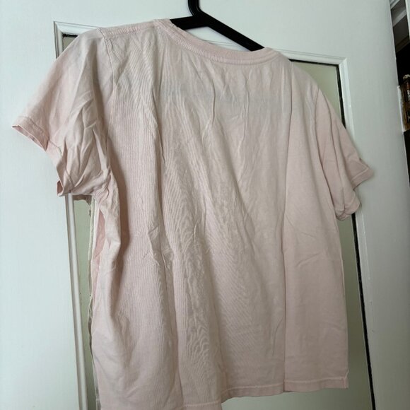 Everlane Pink Pocket Crewneck TShirt - Picture 3 of 3